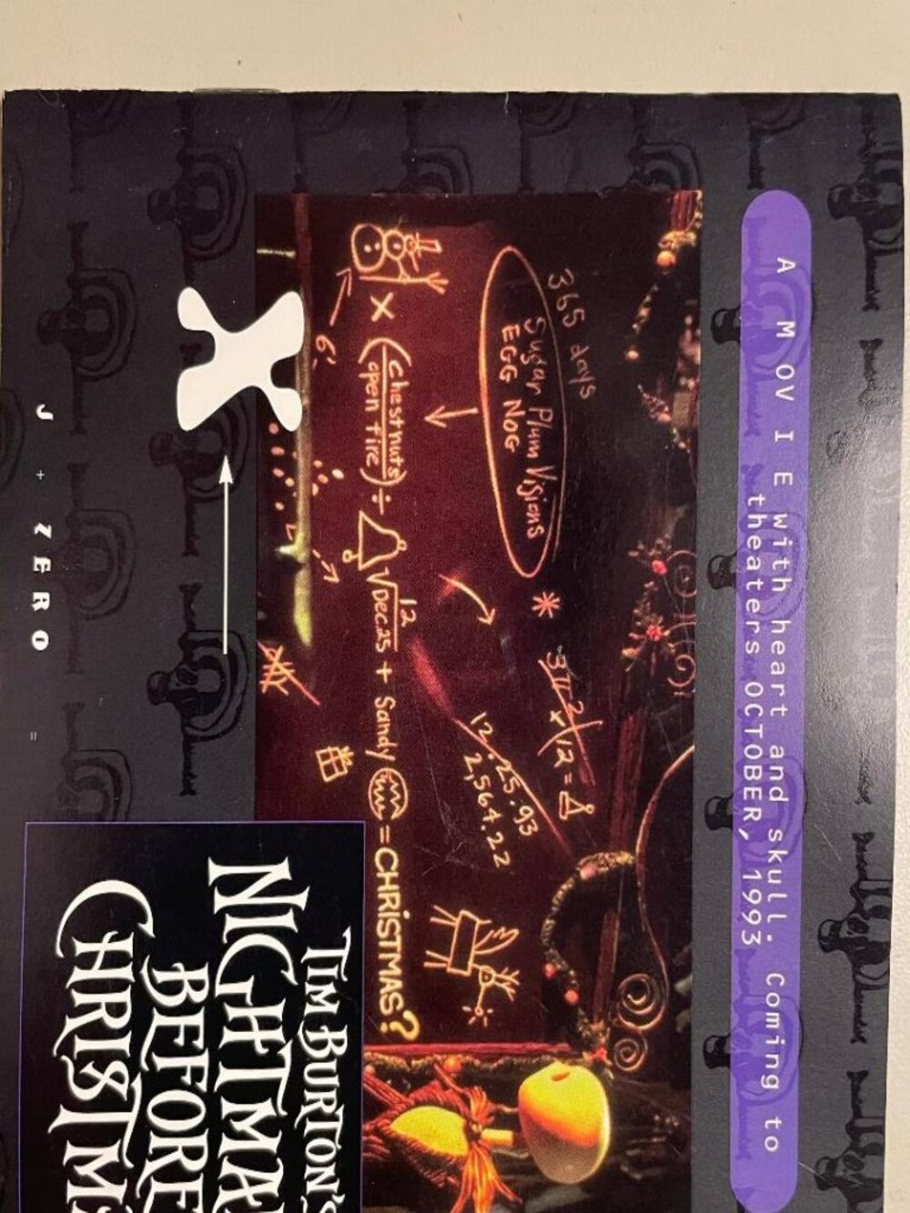 Rare 1993 Tim Burton's "Nightmare Before Christmas" Promo Movie Preview Booklet